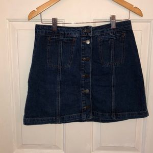 Size 28 Topshop denim skirt